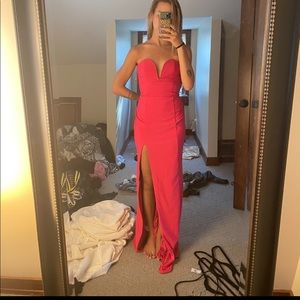 Showpo hot pink dress